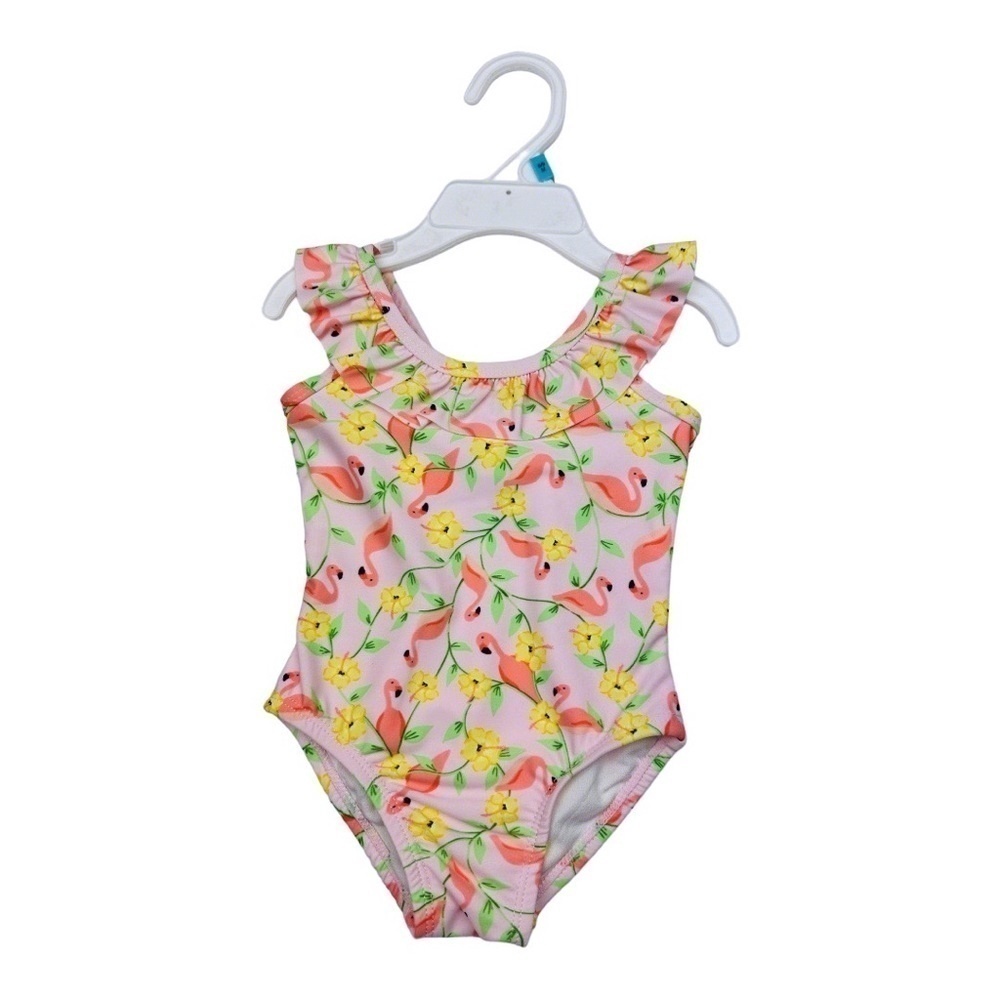 Little Me Flamingo Swimsuit Size 6-9 Months